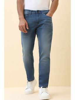 Allen Solly - Men Blue Mid Wash Jeans