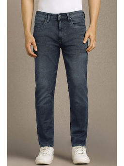 Louis Philippe - Men Navy Mid Smart Fit Jeans