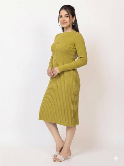 mustard knee length dress Buy LASOON Womens Premium Ribbed Knit (M) Online dusty blue halter bridesmaid dress