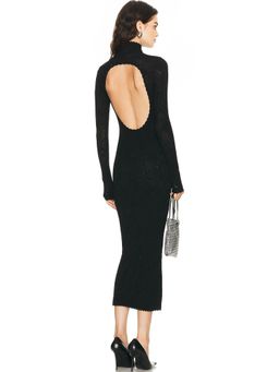 Givenchy - Fitted Open Back Lace Dress