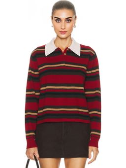Guest In Residence - Cropped Stripe Rugby Sweater