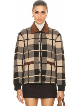 Guest In Residence - Quilted Plaid Liner Jacket