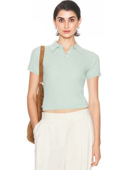 Guest In Residence - Shrunken Polo Top