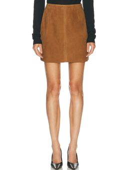 House of Dagmar - Suede Mini Skirt
