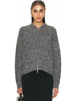 Helmut Lang - Marled Zip Up Sweater