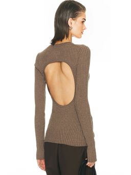 Helmut Lang - Open Back Ribbed Top