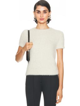 Helmut Lang - Crop Eyelash Tee