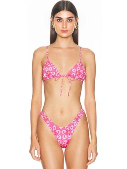 Heavy Manners - X Elsa Hosk Triangle Front Tie Bikini Top