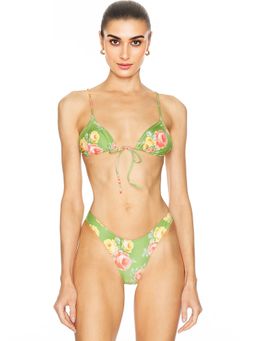 Heavy Manners - Triangle Front Tie Bikini Top