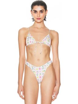 Heavy Manners - Triangle Front Tie Bikini Top