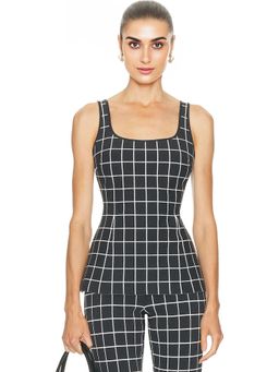 High Sport - Two Tone Windowpane Inna Top