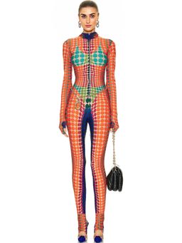 Jean Paul Gaultier - High Neck Hooded Jumpsuit