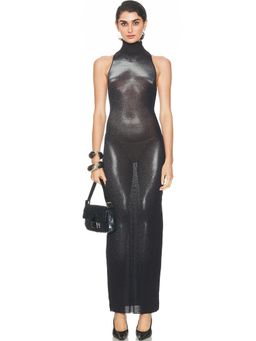Jean Paul Gaultier - High Neck Body Dust Printed Dress