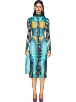 Jean Paul Gaultier - Center Front Zip Long Sleeve Dress