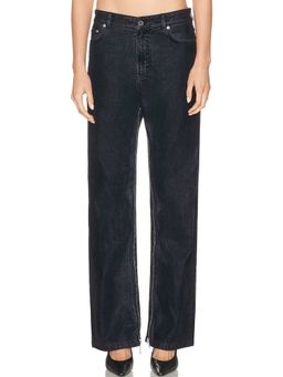 Jean Paul Gaultier - Inseam Zip Detail Flock Pant