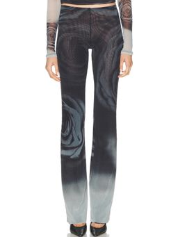 Jean Paul Gaultier - Blurry Roses Printed Straight Trouser