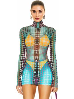 Jean Paul Gaultier - High Neck Long Sleeve Top