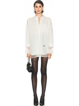 Jean Paul Gaultier - Pinstripe Petit Grand Shirt