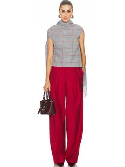 Jean Paul Gaultier - Back Closure Scarf Draped Top