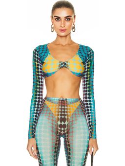 Jean Paul Gaultier - Cropped U Neck Top