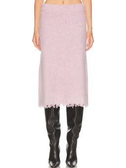 Jil Sander - Frayed Edge Midi Skirt