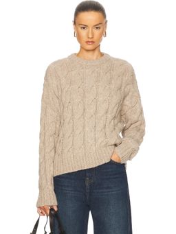 Jenni Kayne - Cable Serena Crewneck Sweater