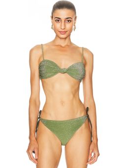 Johanna Ortiz - Shimmering Heliconia Bikini Top