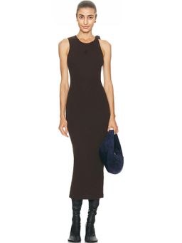JW Anderson - Anchor Embroidery Twisted Strap Dress