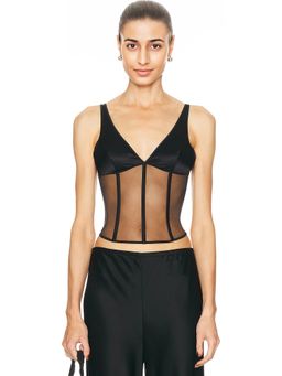 Kiki de Montparnasse - Soie Corset Tank Top