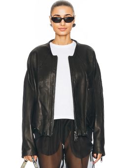 KHAITE - Hewit Leather Jacket