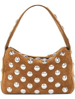 KHAITE - Elena Suede Small Studded Bag