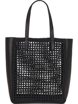 KHAITE - Zoe Patchwork Raffia Tote Bag