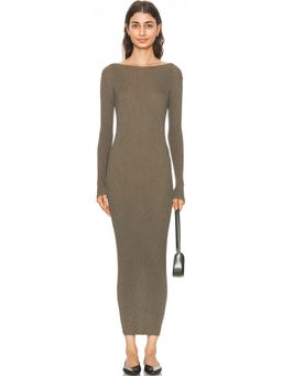 LESET - Blake Rib Long Sleeve Dress