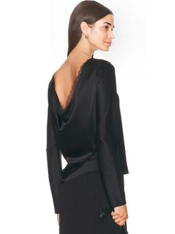 LESET - Barb Lace Low Back Top