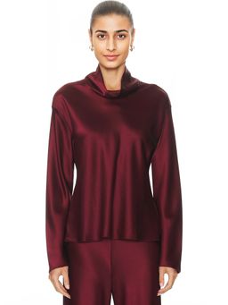 LESET - Barb Long Sleeve Cowlneck Top