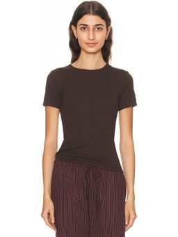 LESET - Pointelle Slim Fit Tee