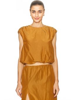 Loulou de Saison - Cosma Gathered Sleeveless Top