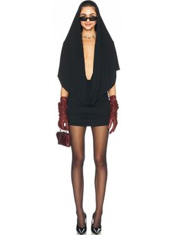 Magda Butrym - Hooded Plunge NeckDress
