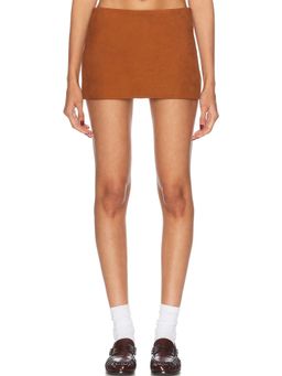 Mimchik - Curved Mini Skirt