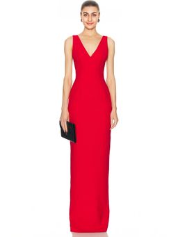 MONOT - Plunging V Neck Dress