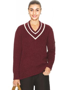 Moncler - Long Sleeve V-neck Sweater