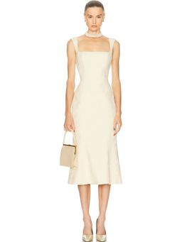 Mirror Palais - Ingenue Lady Length Dress in Butter