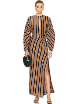 Missoni - Striped Knit Long Dress