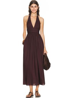Matteau - Plunge Halter Dress