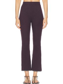 Matthew Bruch - Rib Knit Flare Pant