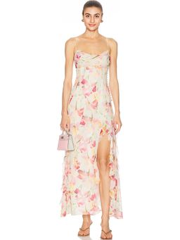 Nicholas - Kamila Ruffle Cowl Gown