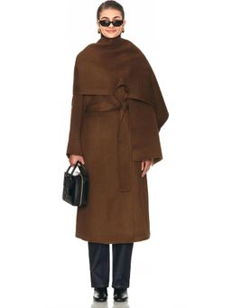 Nicholas - Candice Scarf Double Wool Long Coat