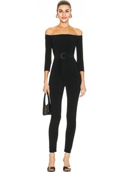Norma Kamali - Off Shoulder Catsuit