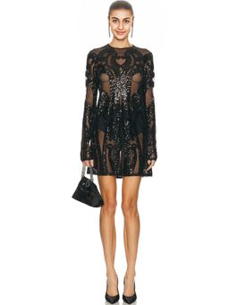 Norma Kamali - Long Sleeve CrewneckDress