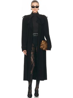 Norma Kamali - Oversized Double Breasted Trench Coat